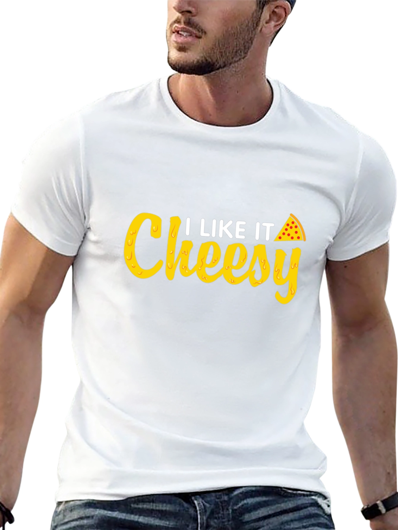 I Like It Cheesy T-Shirt - Pizza Lover Tee