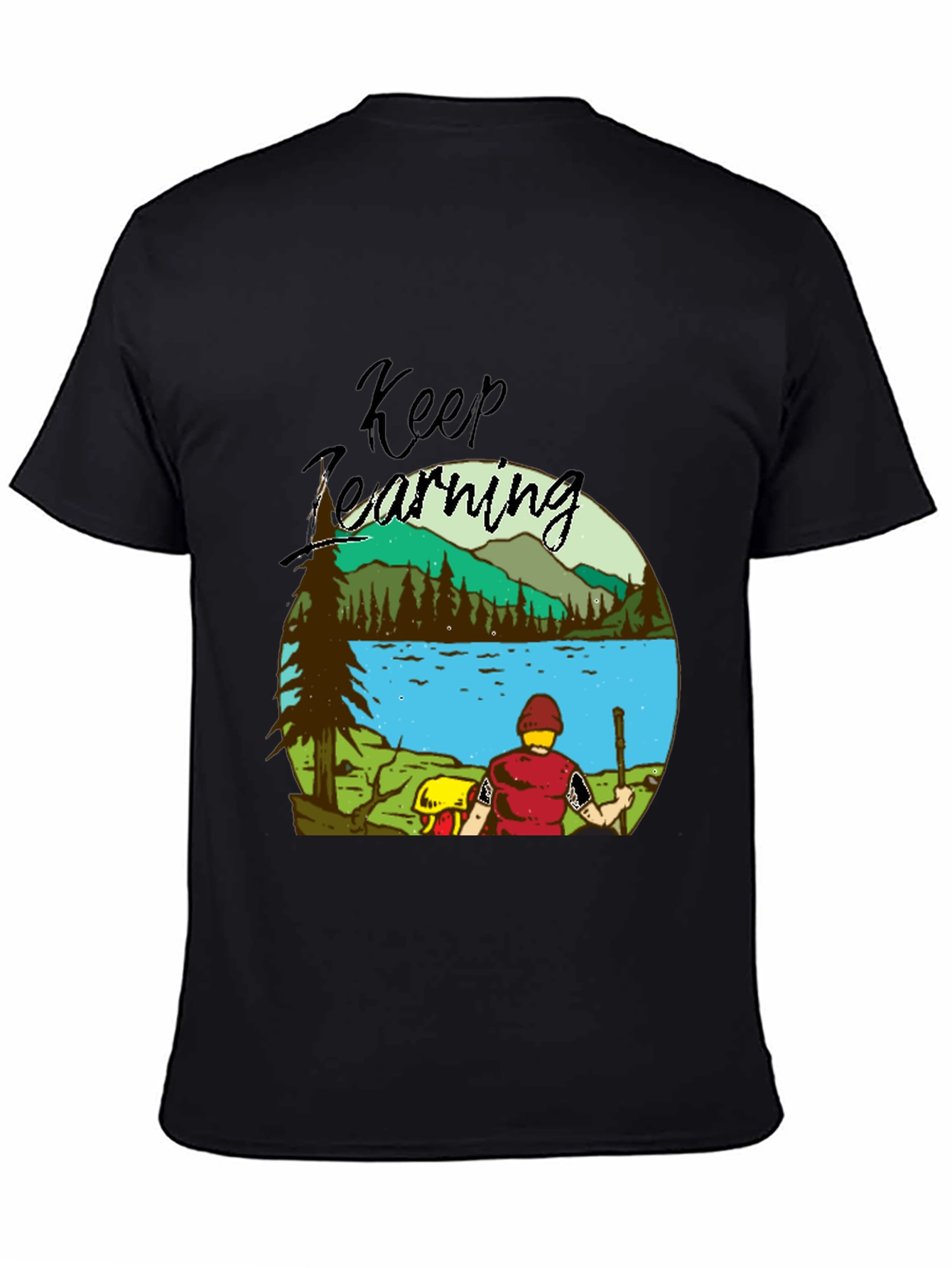 Keep Learning Nature Scene Graphic T-Shirt