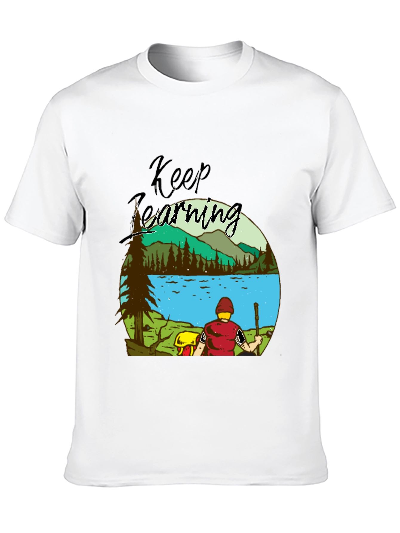 Keep Learning Nature Scene Graphic T-Shirt