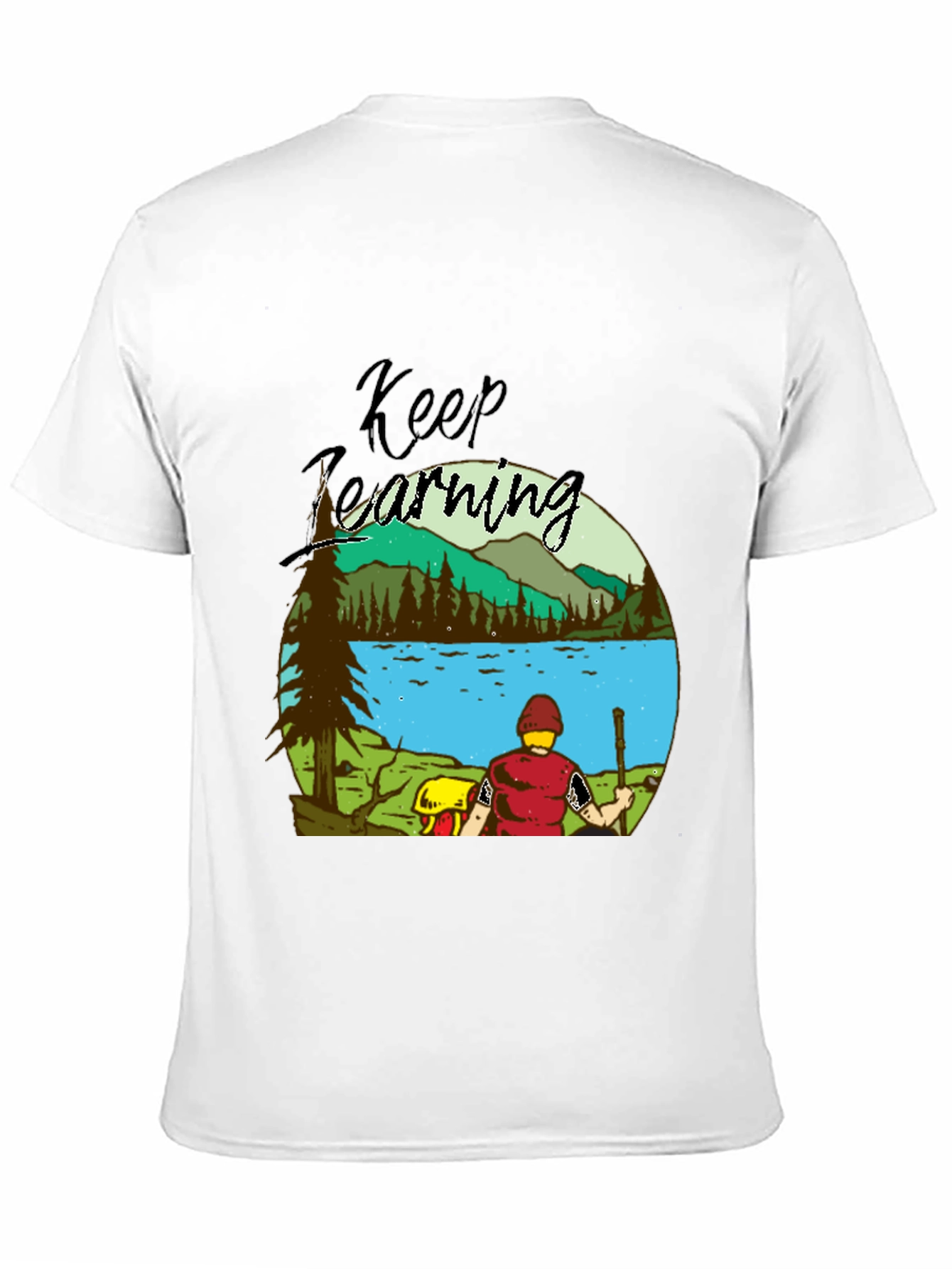 Keep Learning Nature Scene Graphic T-Shirt