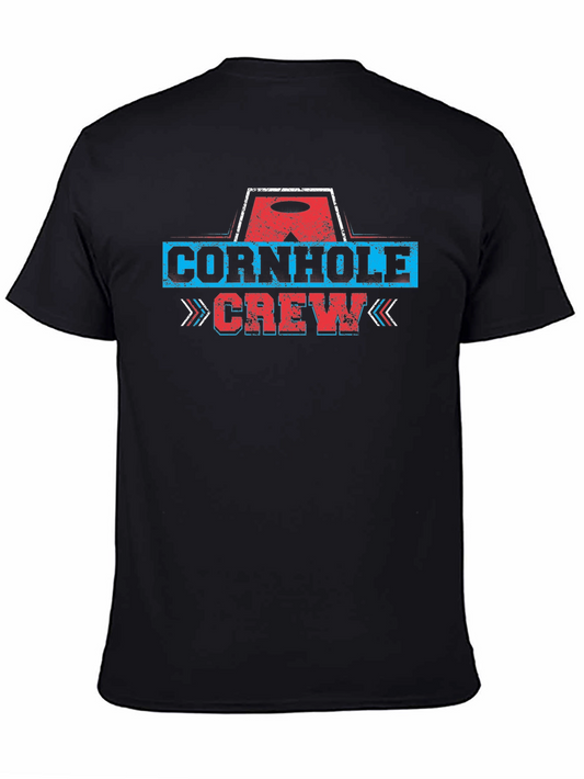Cornhole Crew Black T-Shirt - Tournament Ready