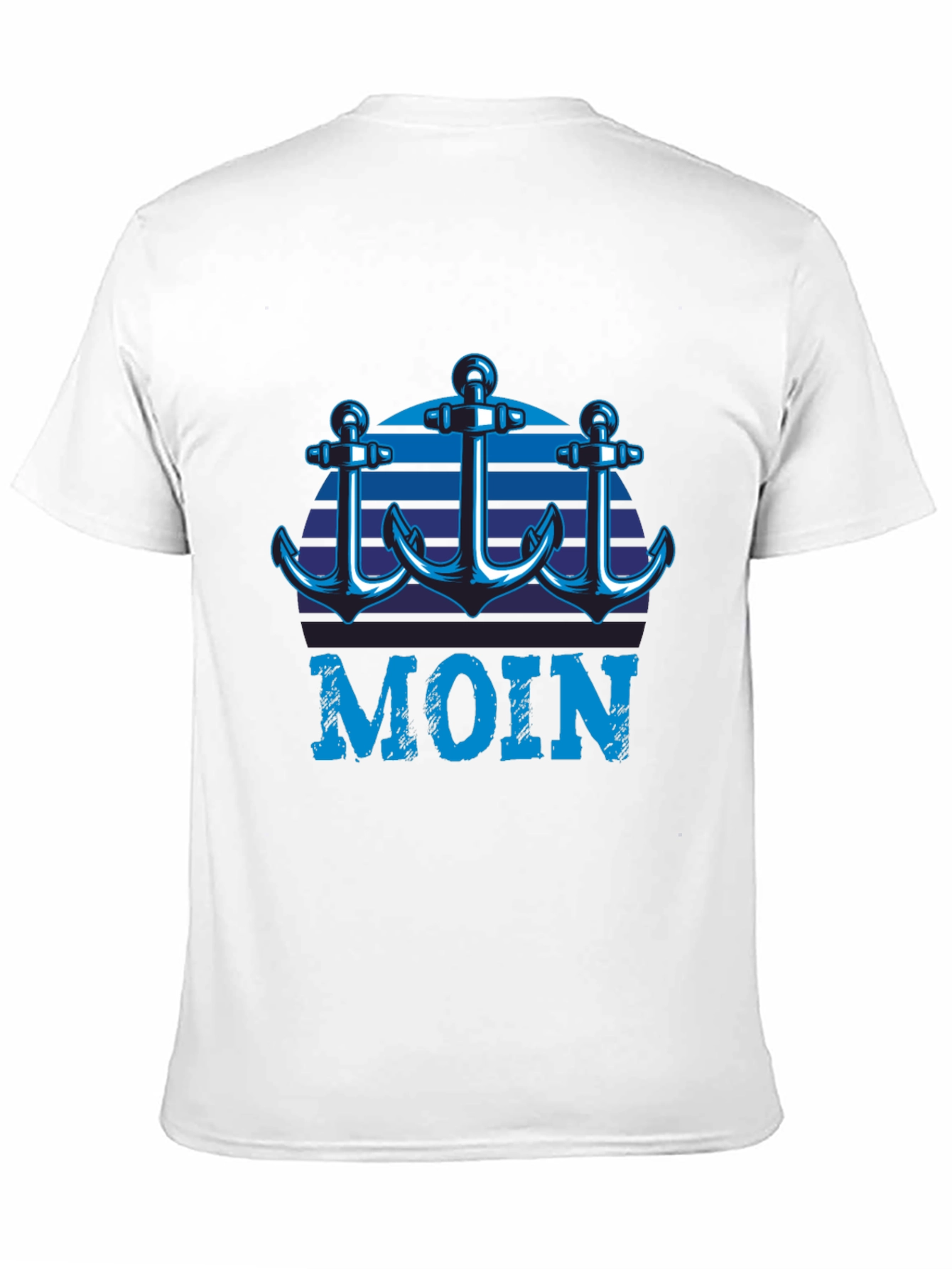 Moin Anchor Graphic Tee - Nautical Style Shirt