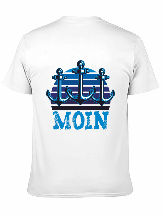 Moin Anchor Graphic Tee - Nautical Style Shirt