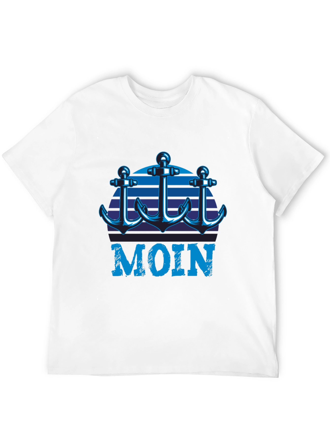 Moin Anchor Graphic Tee - Nautical Style Shirt