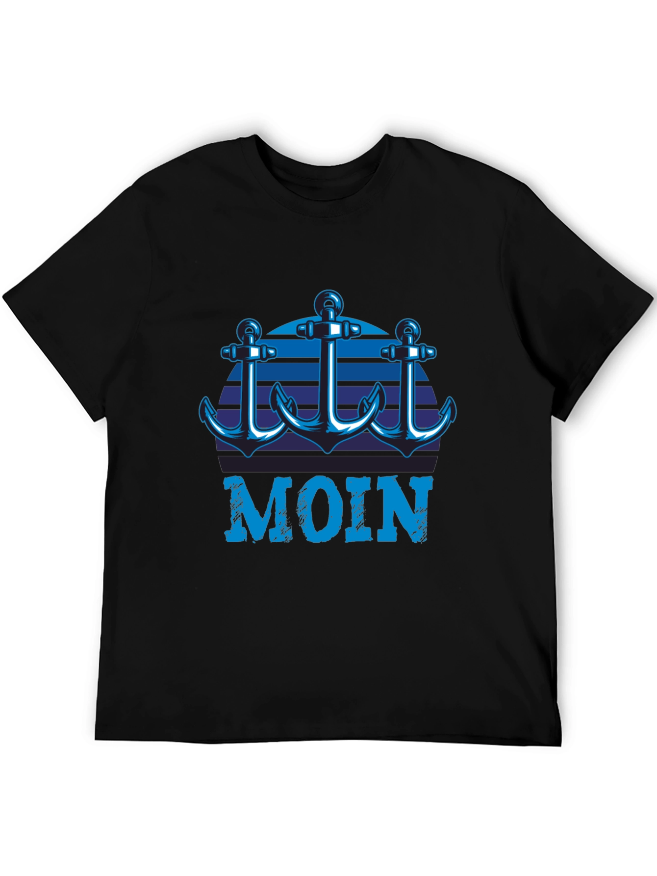 Moin Anchor Graphic Tee - Nautical Style Shirt