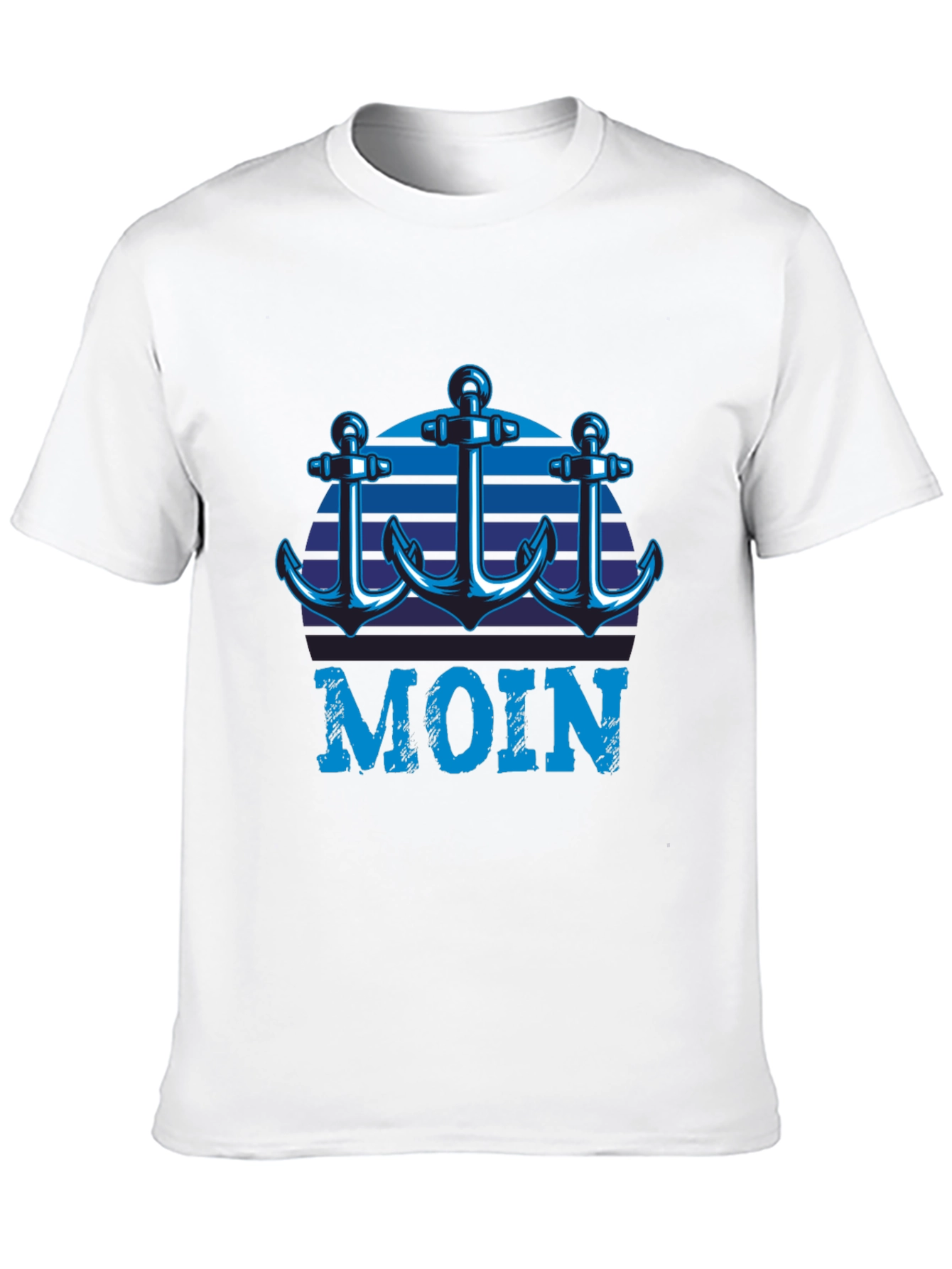 Moin Anchor Graphic Tee - Nautical Style Shirt