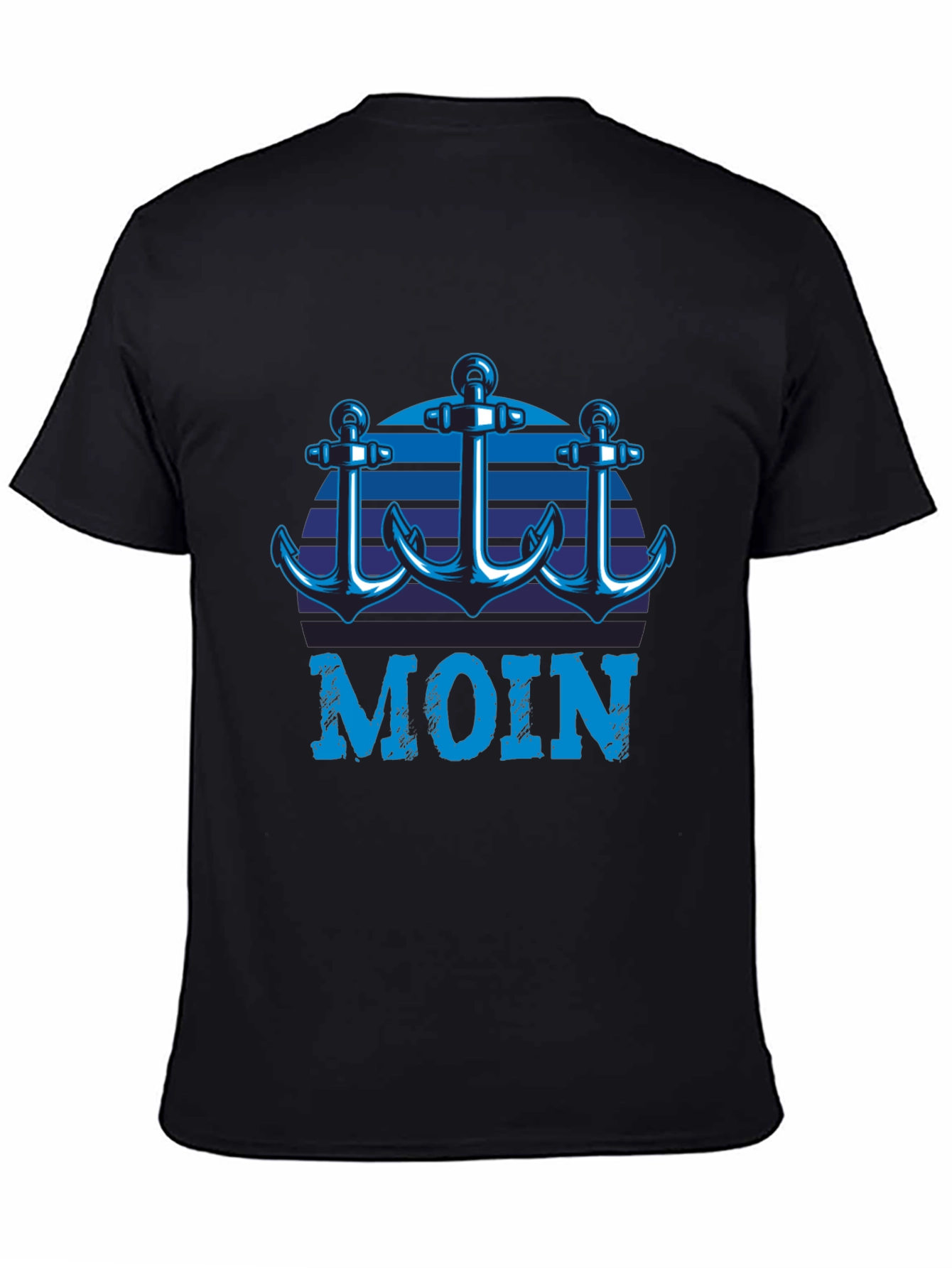 Moin Anchor Graphic Tee - Nautical Style Shirt