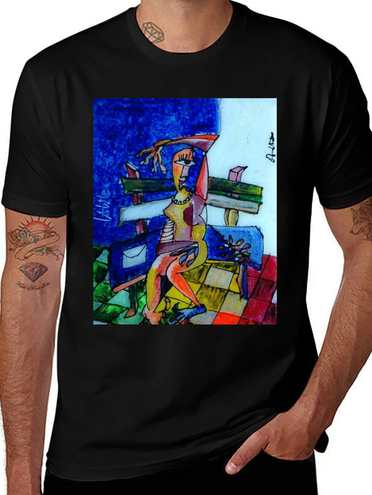 Abstract Art T-Shirt Unique Graphic Tee