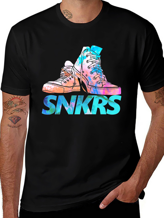 SNKRS Colorful Shoe Graphic T-Shirt