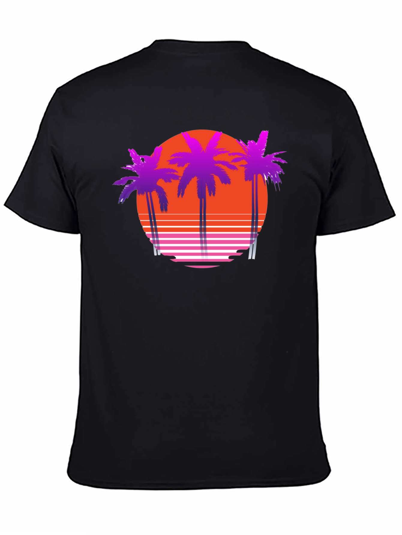 Retro Sunset Palm Tree T-Shirt