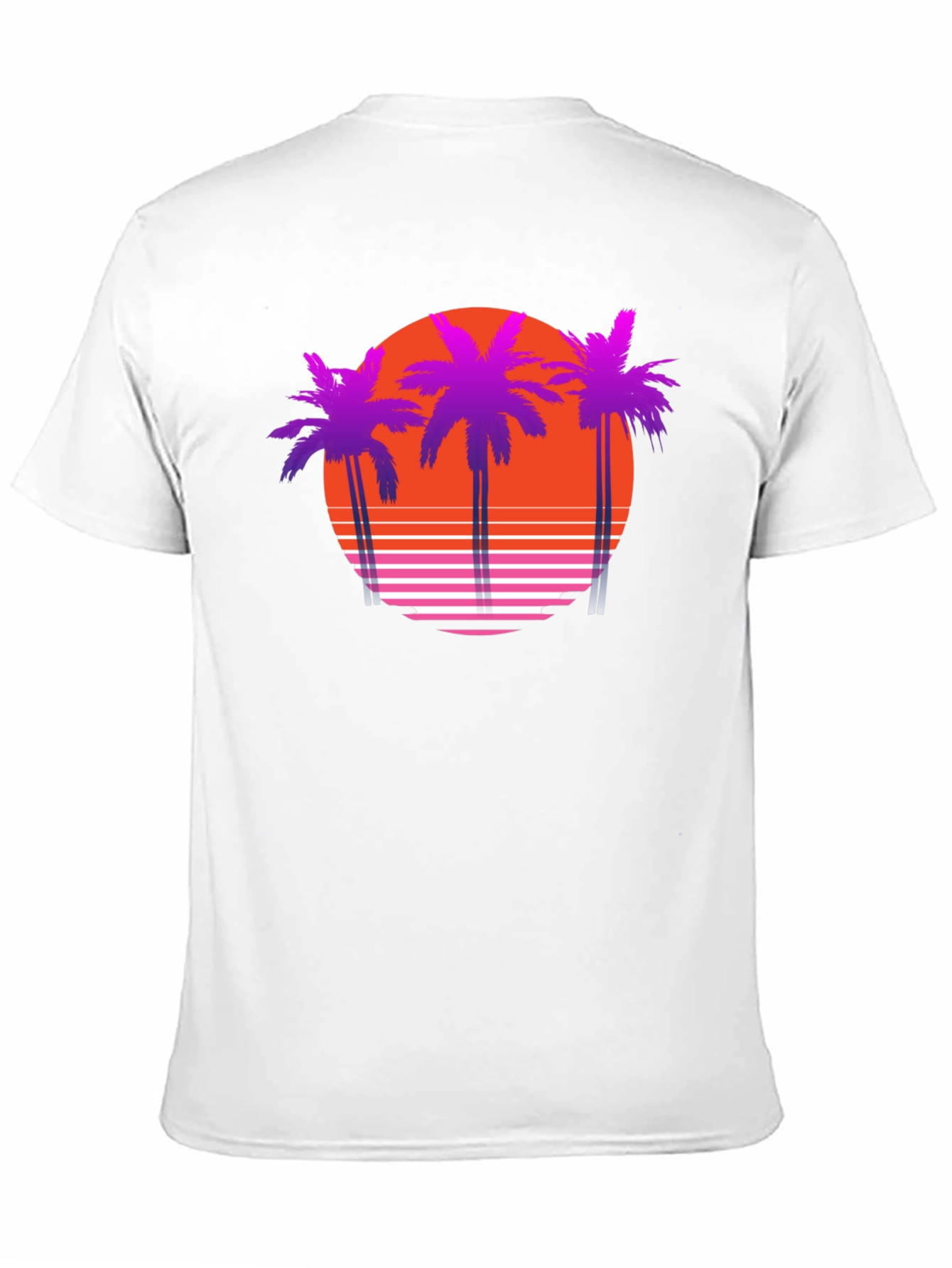 Retro Sunset Palm Tree T-Shirt