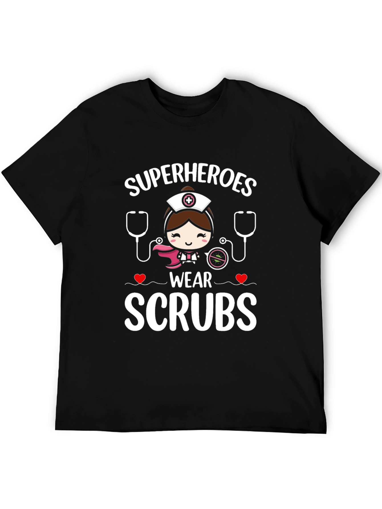 Superheroes Wear Scrubs T-Shirt - Nurse Tee