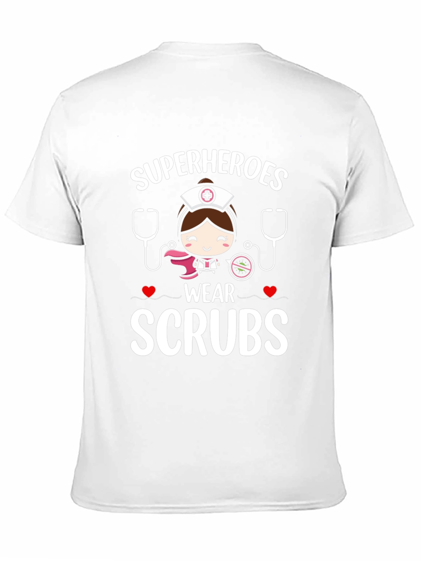 Superheroes Wear Scrubs T-Shirt - Nurse Tee