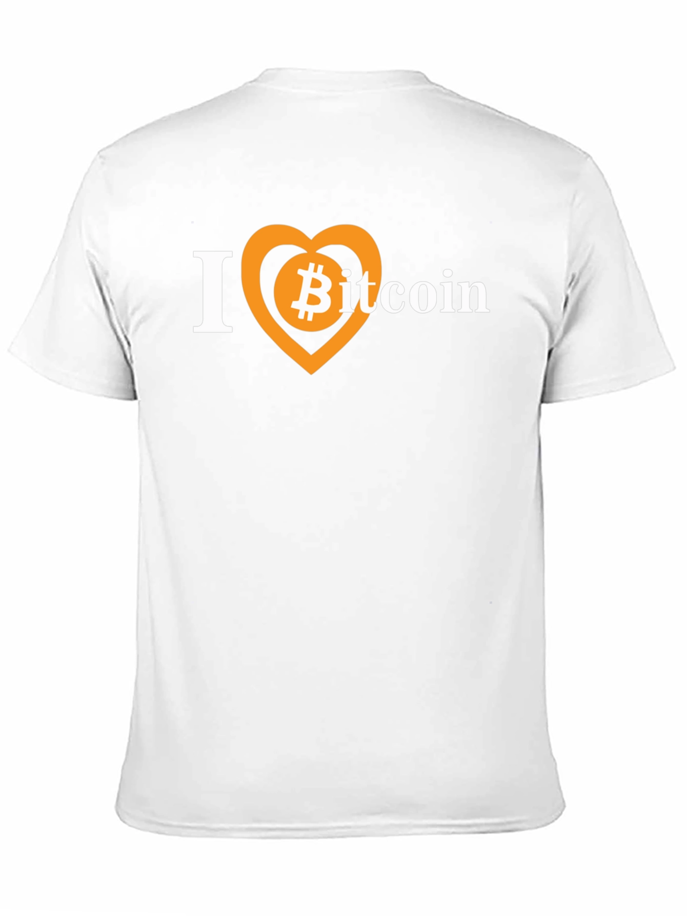 I Heart Bitcoin Black T-Shirt