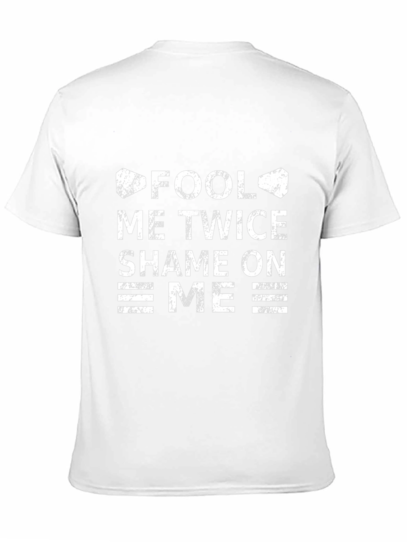 Fool Me Twice Graphic T-Shirt - Black Cotton Tee