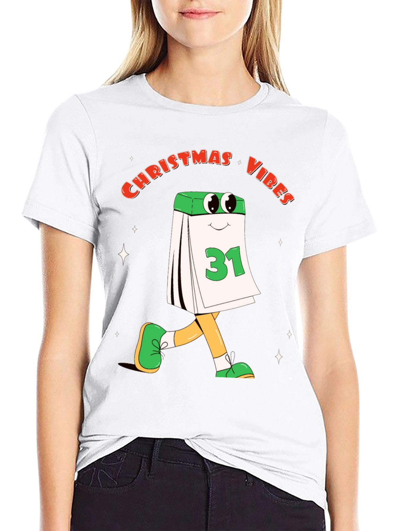 Christmas Vibes Calendar T-Shirt