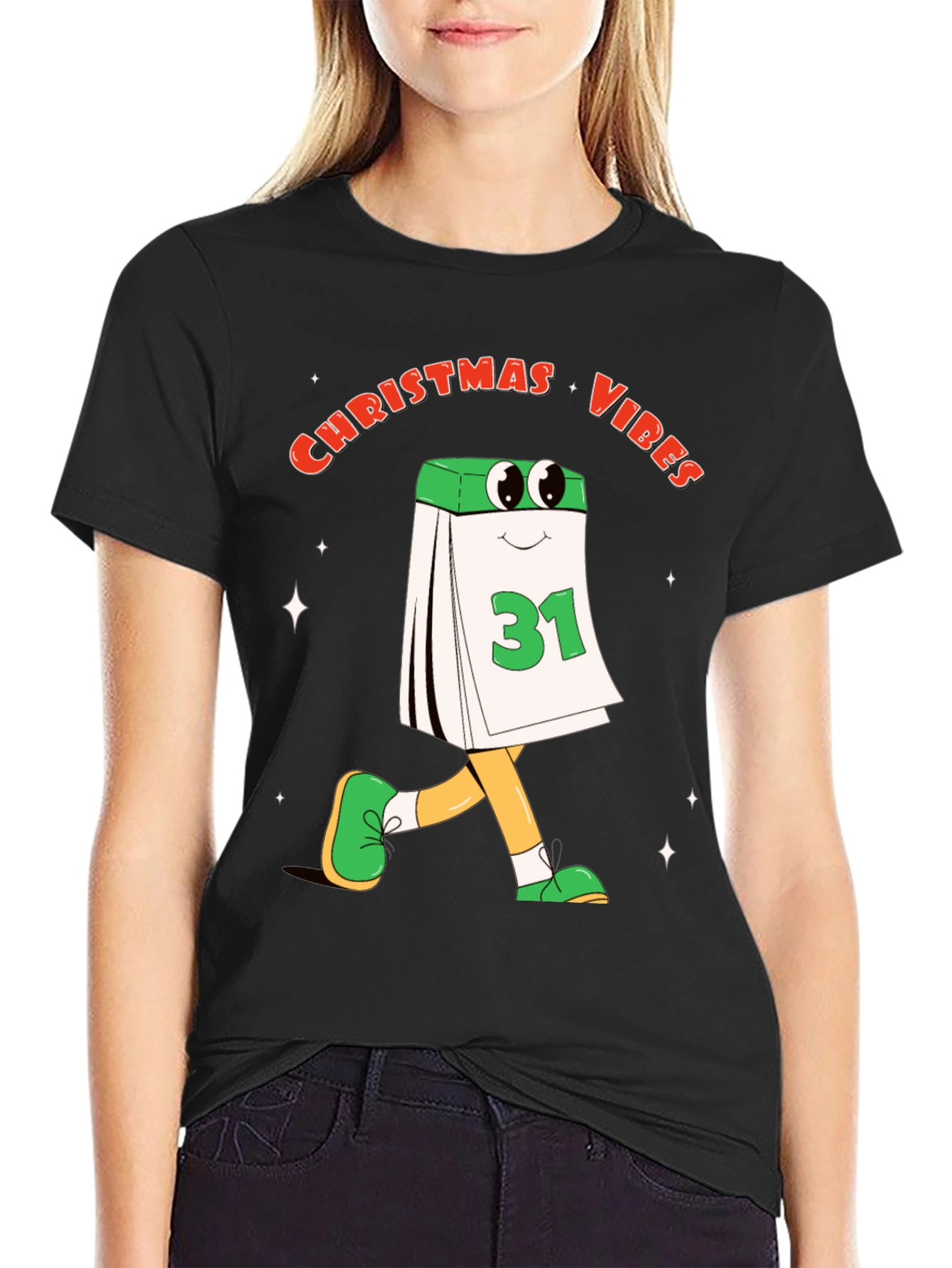 Christmas Vibes Calendar T-Shirt