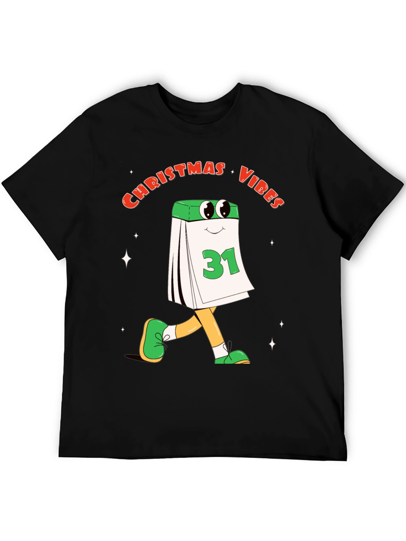 Christmas Vibes Calendar T-Shirt