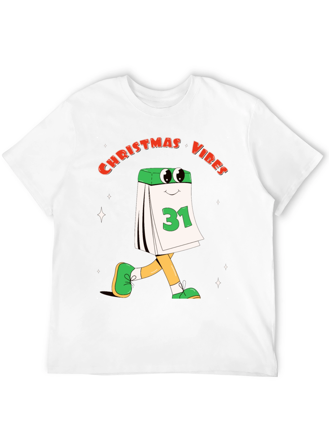 Christmas Vibes Calendar T-Shirt