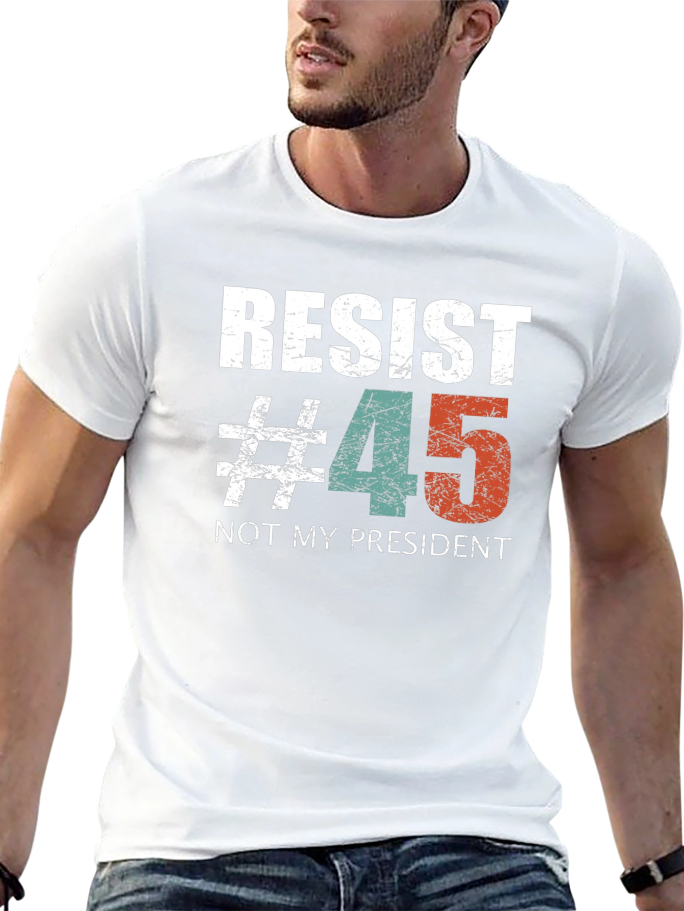 Resist #45 Graphic Tee - Political Statement Shirt