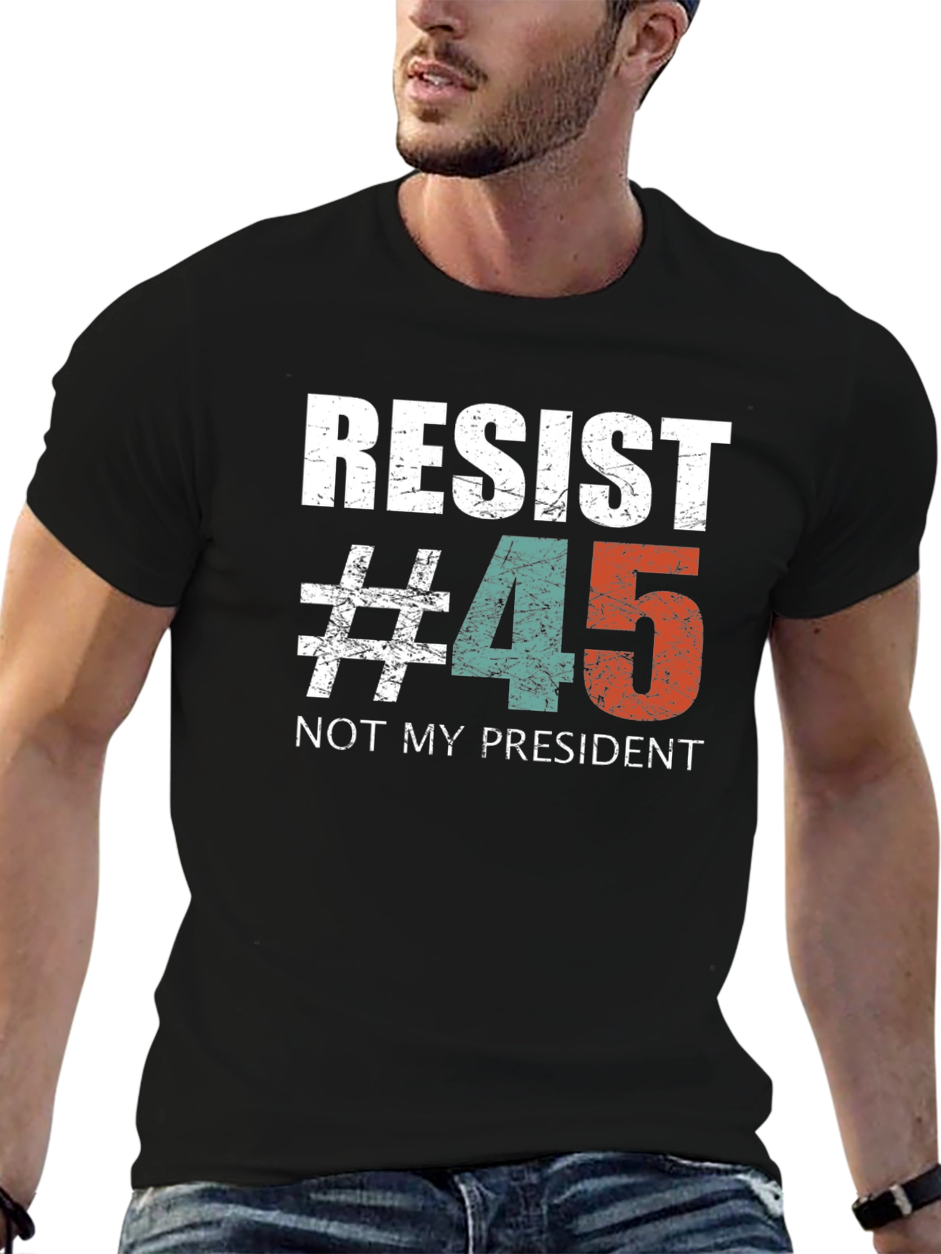 Resist #45 Graphic Tee - Political Statement Shirt