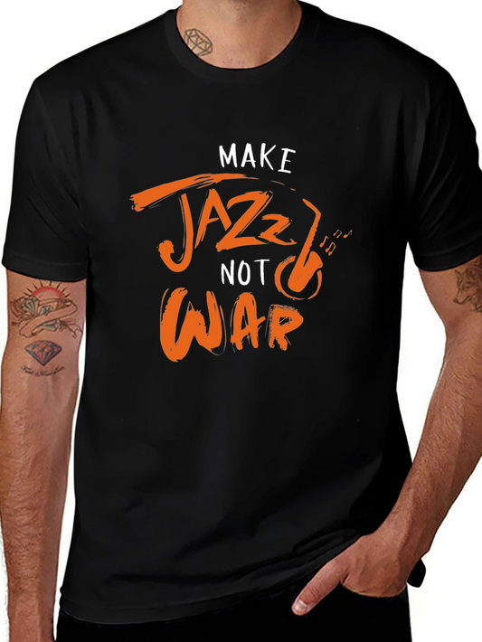 Make Jazz Not War Graphic Tee