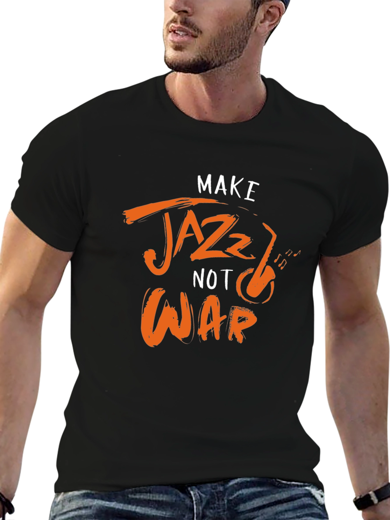 Make Jazz Not War Graphic Tee