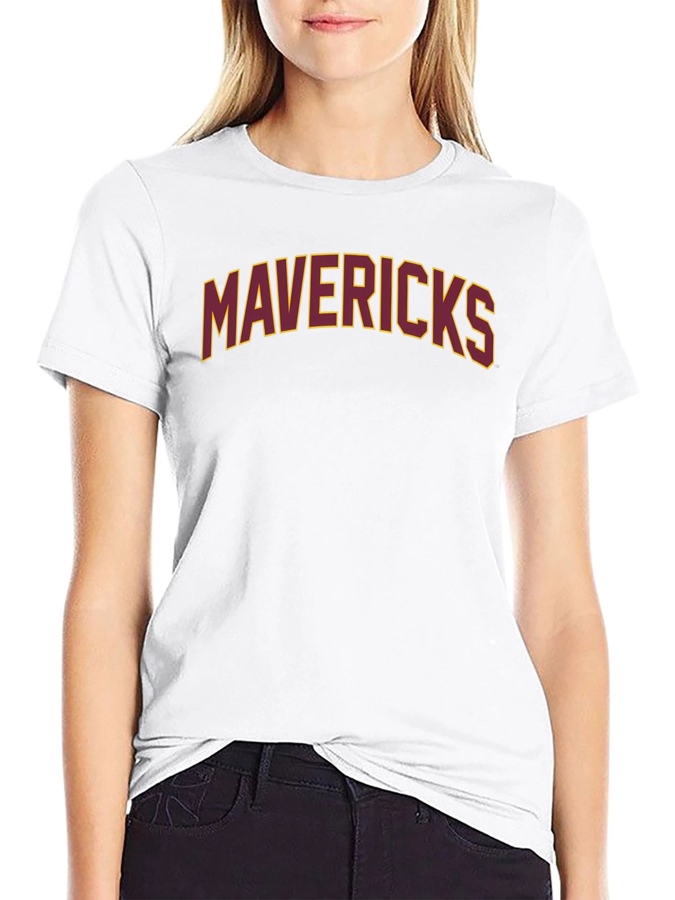 Mavericks Graphic Tee - Short Sleeve Crew Neck