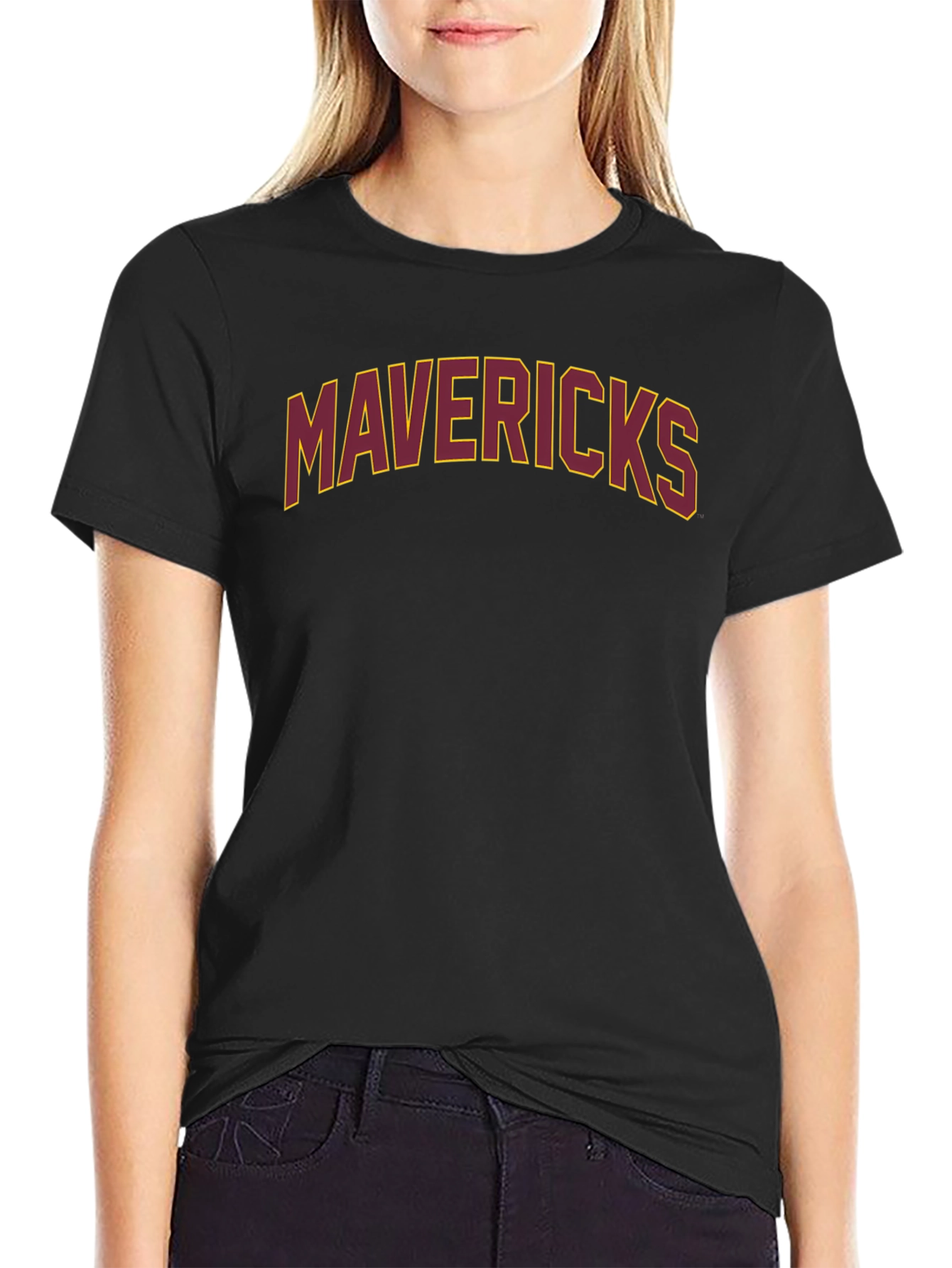 Mavericks Graphic Tee - Short Sleeve Crew Neck