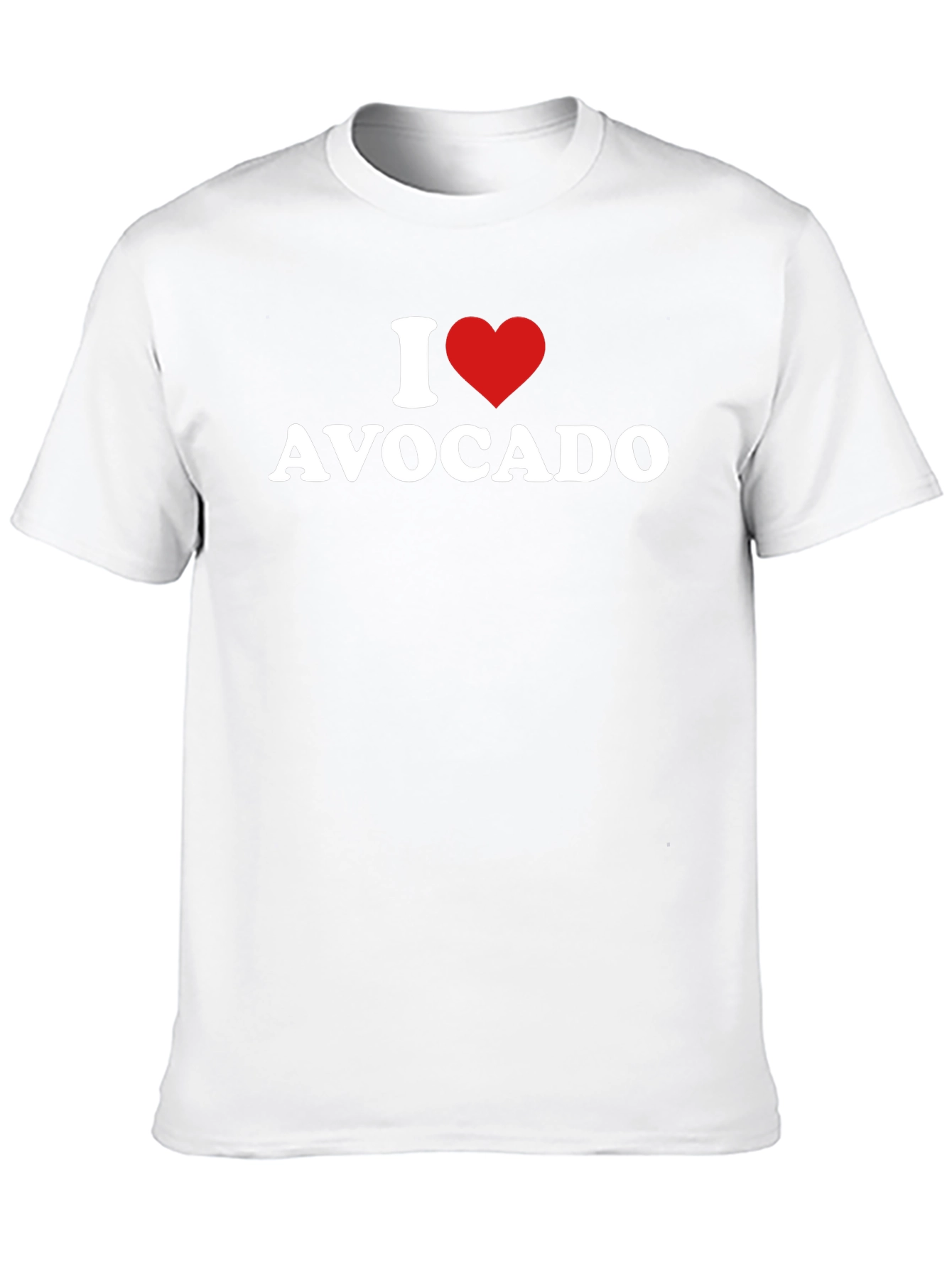 I Heart Avocado T-Shirt - Unisex Black Tee