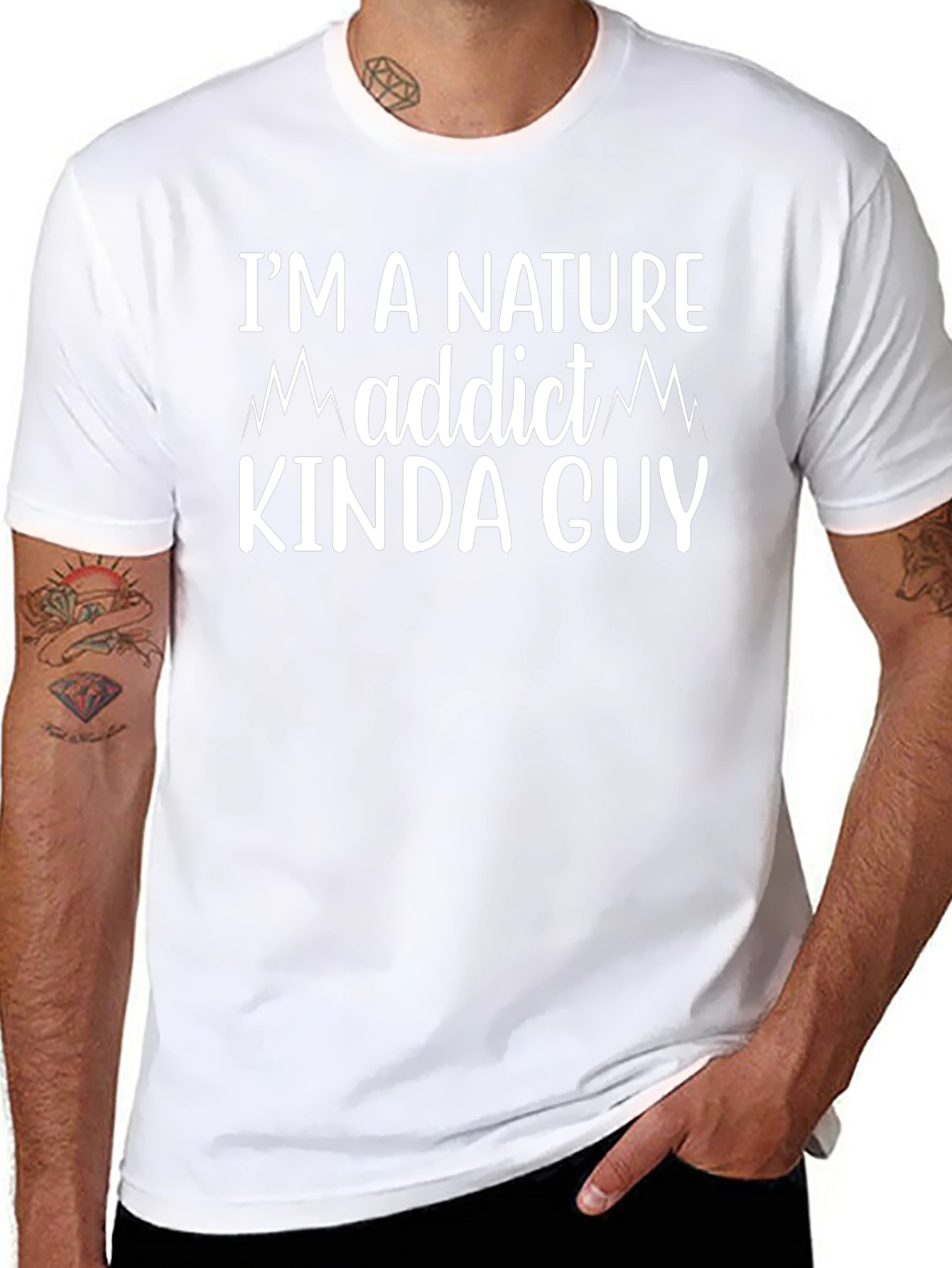 Nature Addict Kinda Guy T-Shirt - Graphic Tee