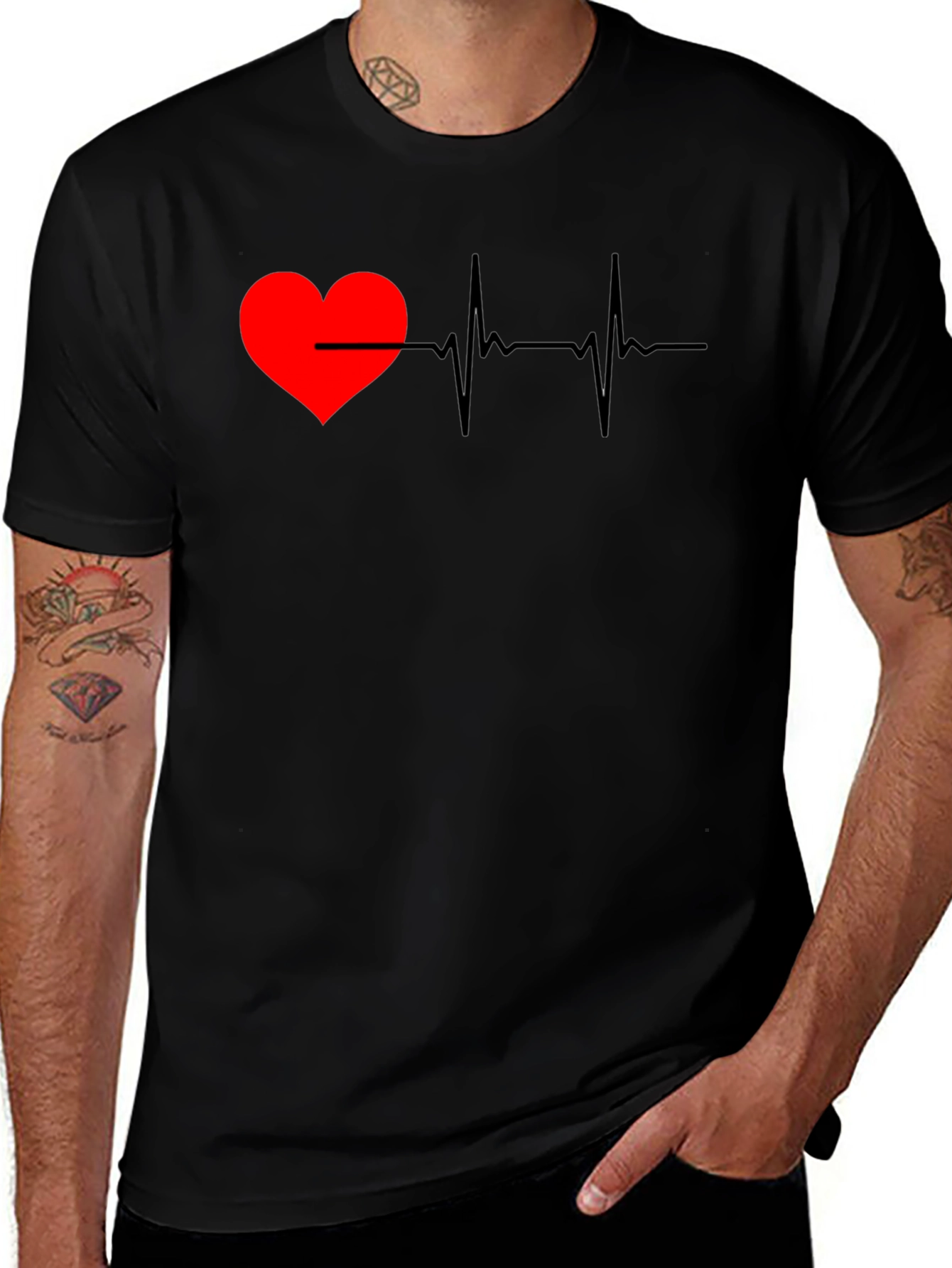 Heartbeat Lifeline Graphic Tee