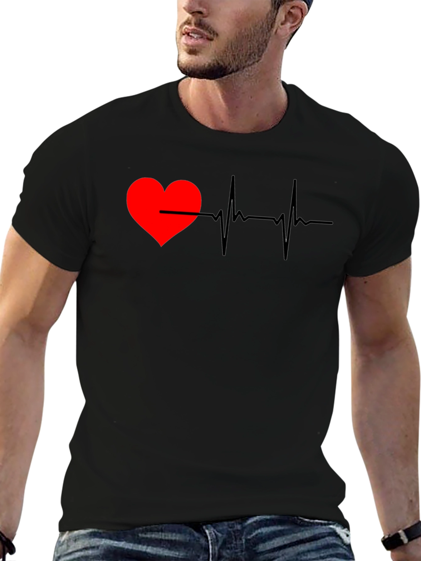 Heartbeat Lifeline Graphic Tee