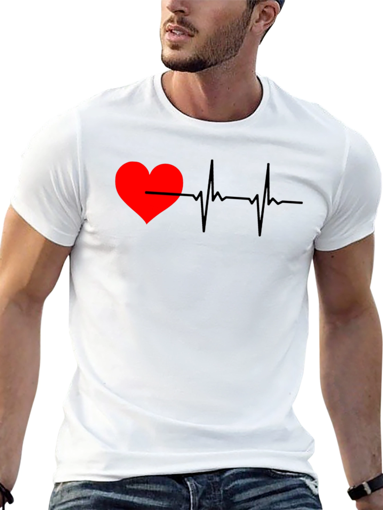 Heartbeat Lifeline Graphic Tee
