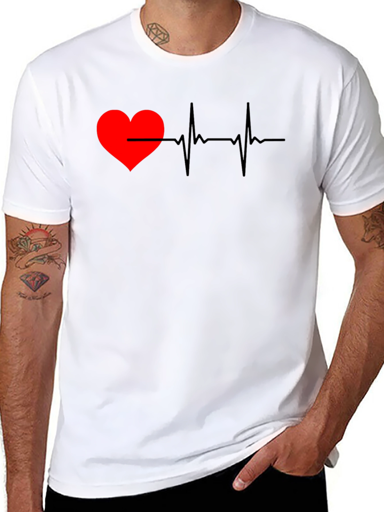 Heartbeat Lifeline Graphic Tee