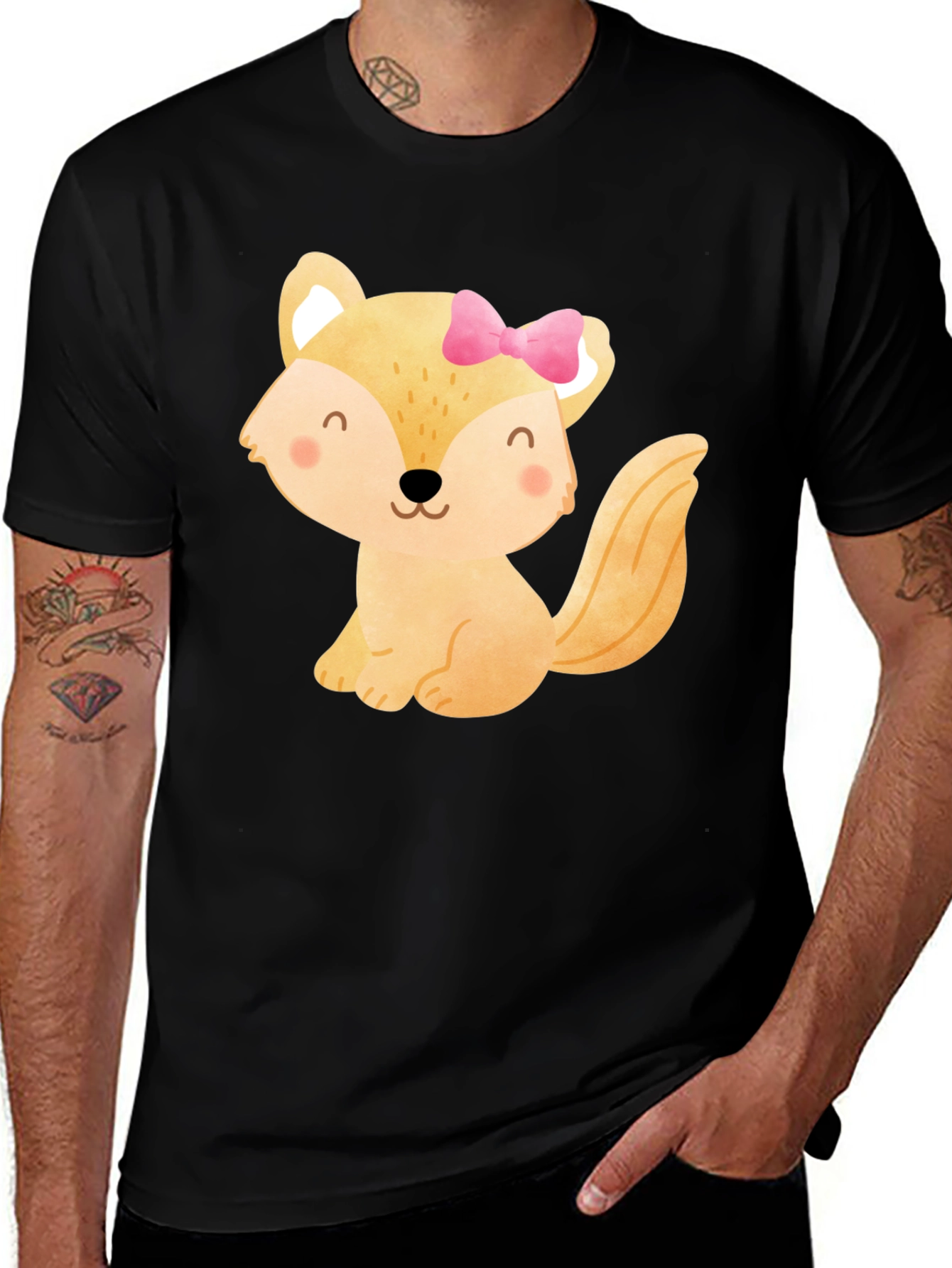 Cute Cartoon Fox T-Shirt