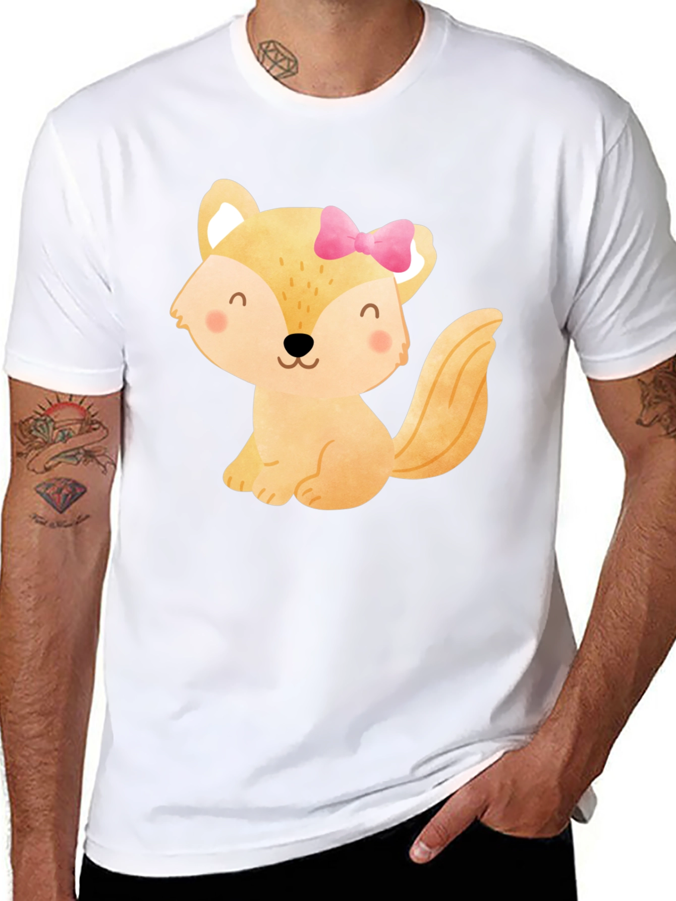 Cute Cartoon Fox T-Shirt