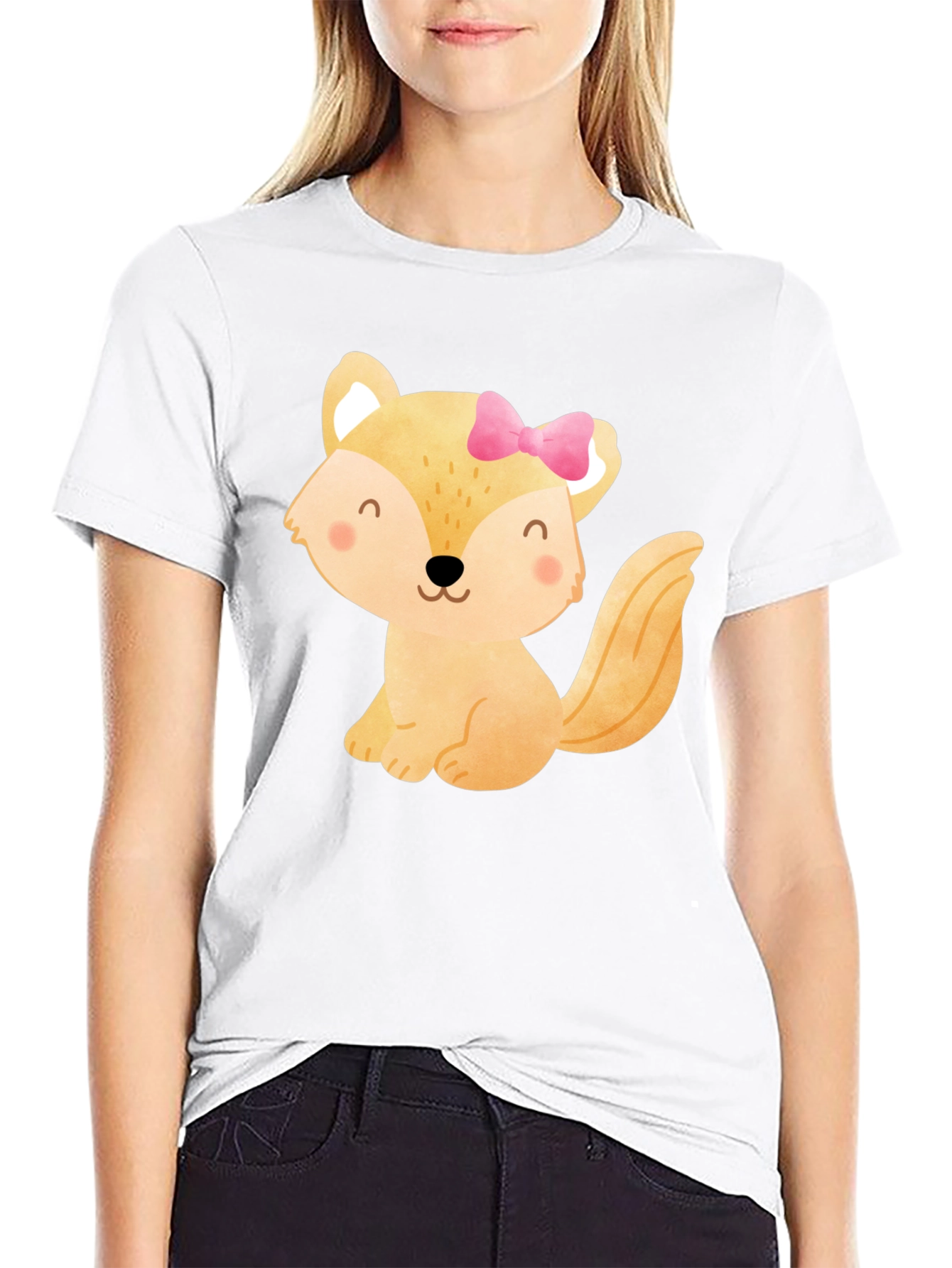 Cute Cartoon Fox T-Shirt