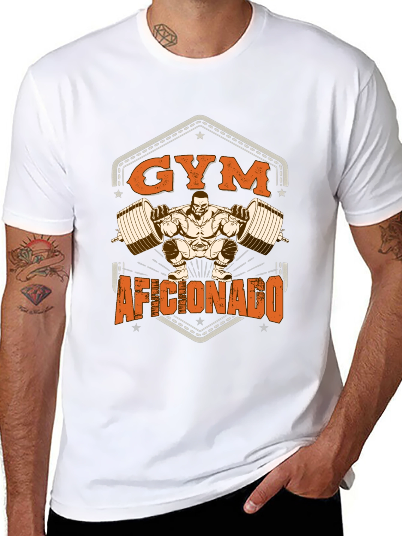 Gym Aficionado Graphic Tee - Workout Motivation