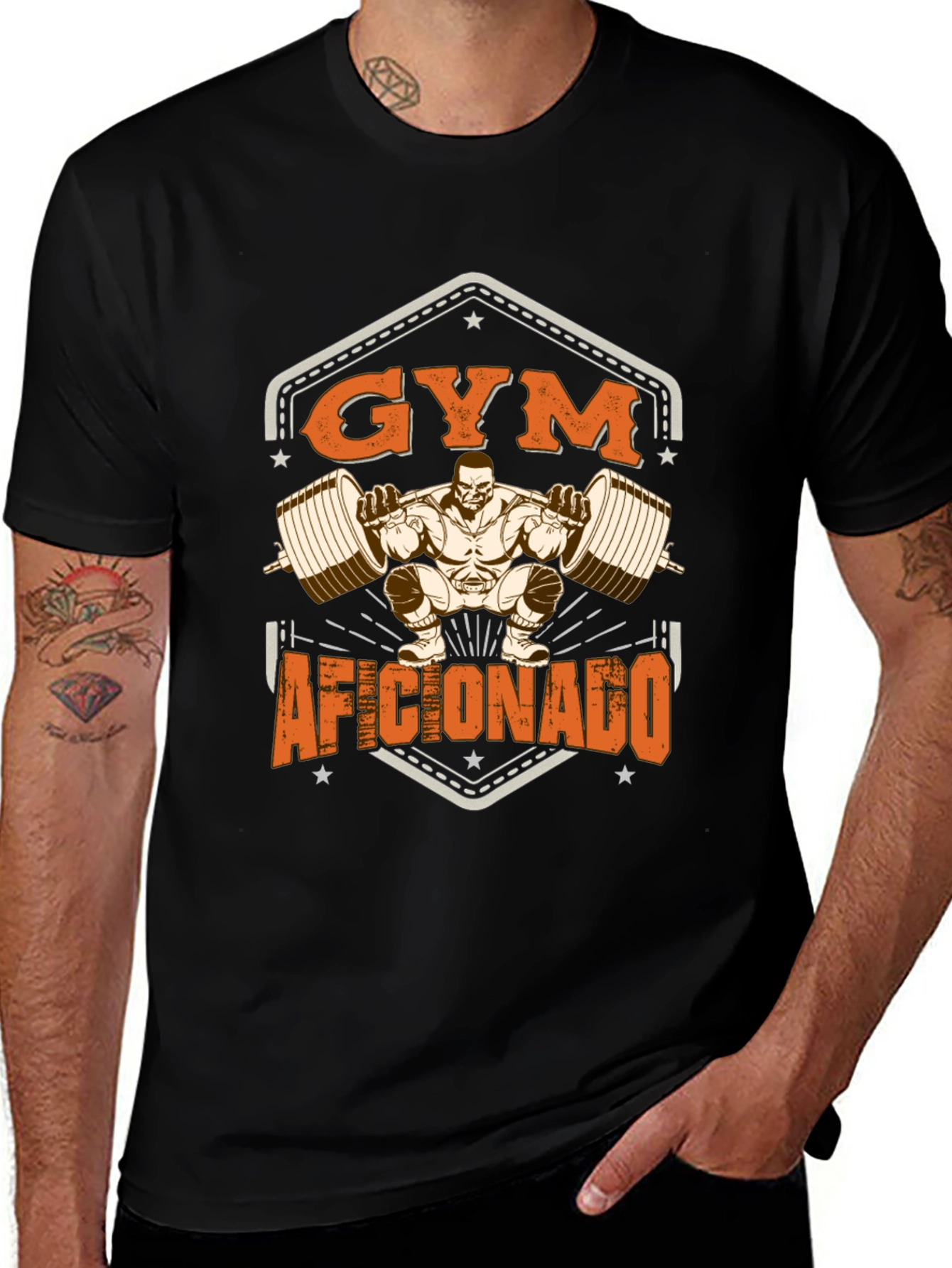Gym Aficionado Graphic Tee - Workout Motivation