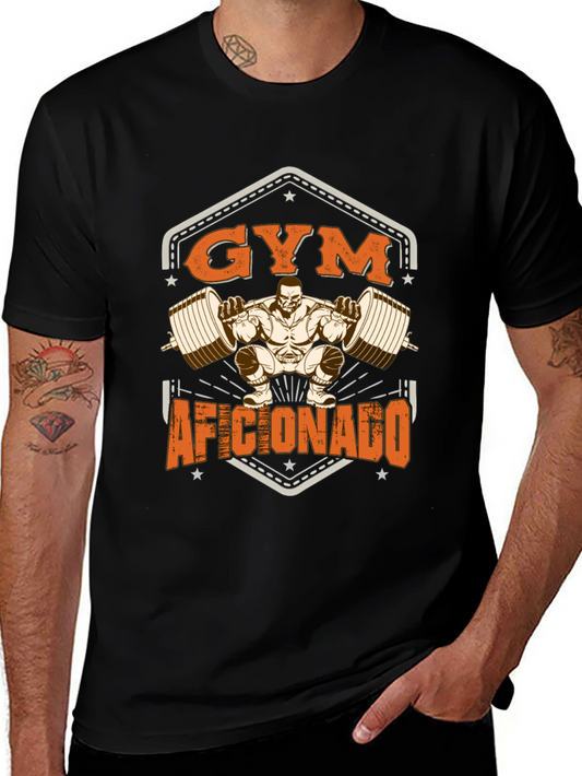 Gym Aficionado Graphic Tee - Workout Motivation