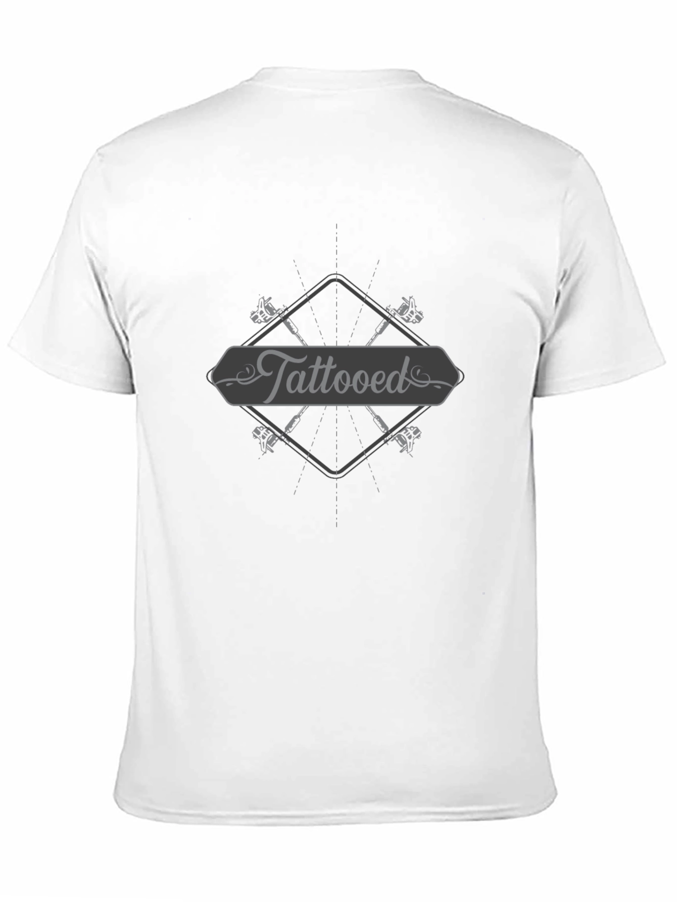 Tattooed Black Graphic Tee