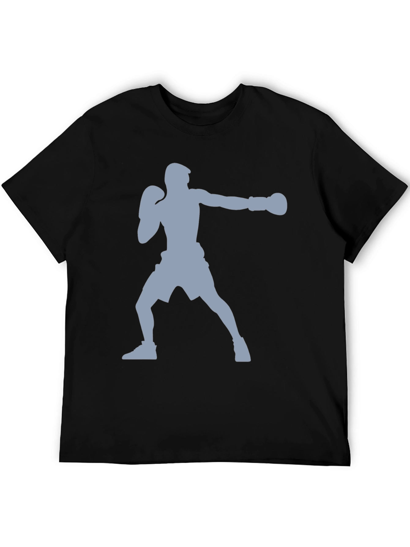 Boxing Silhouette Graphic T-Shirt - Sporty Tee