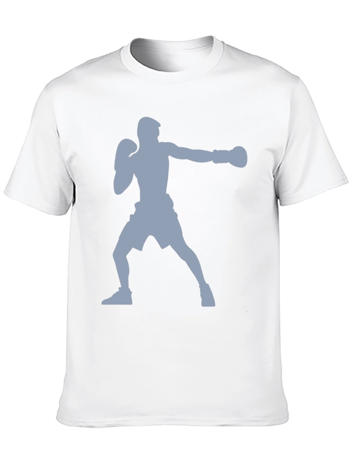 Boxing Silhouette Graphic T-Shirt - Sporty Tee