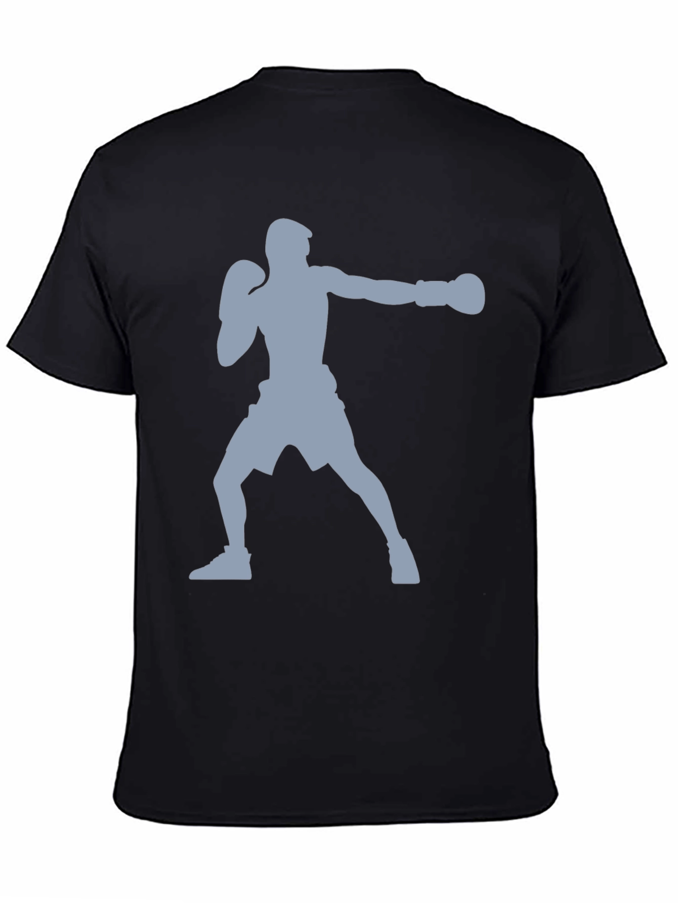 Boxing Silhouette Graphic T-Shirt - Sporty Tee