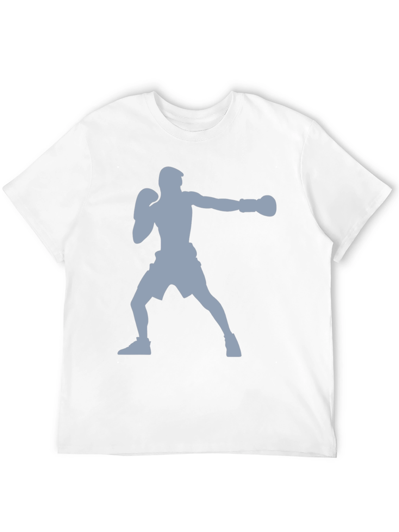 Boxing Silhouette Graphic T-Shirt - Sporty Tee