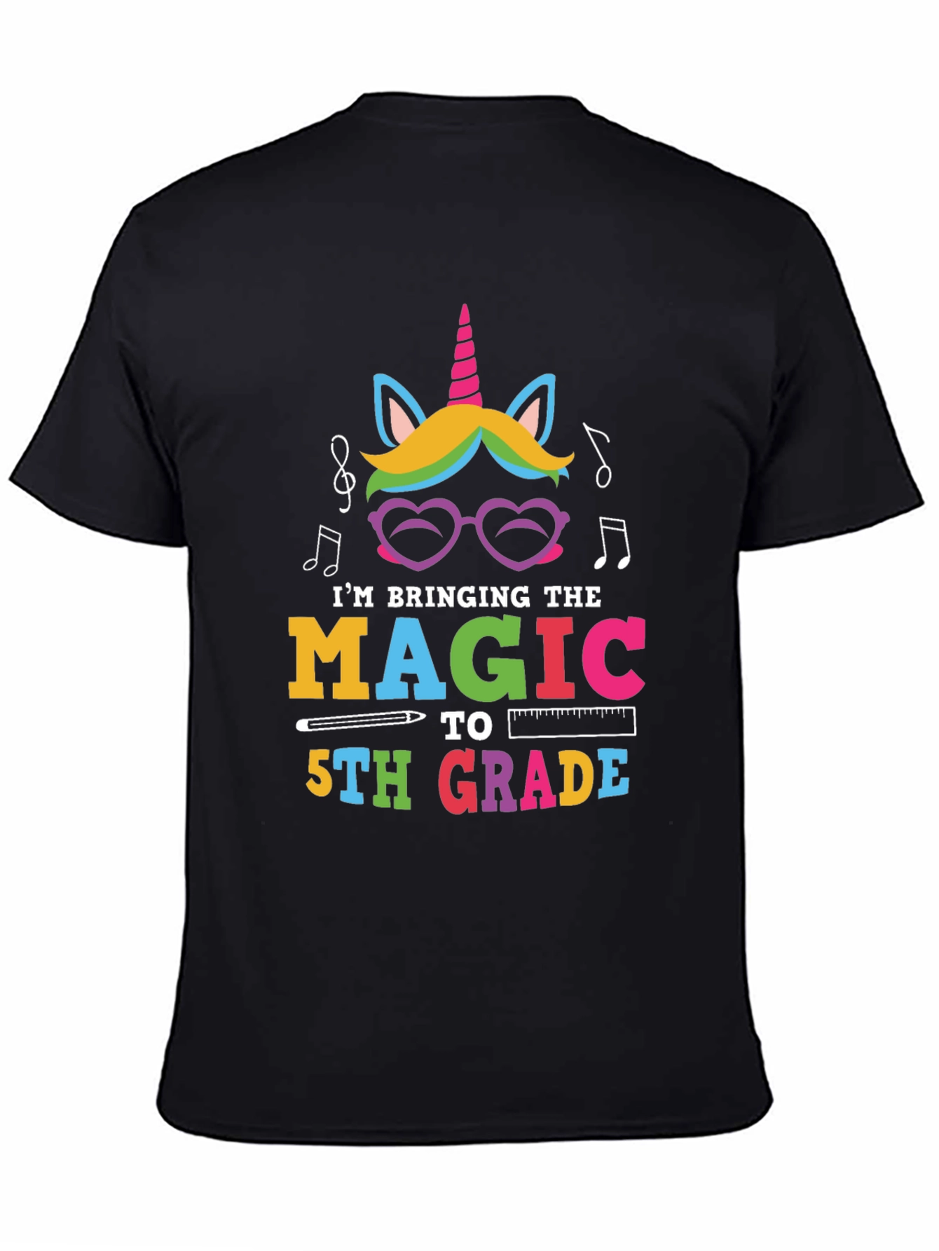 Magic 5th Grade Teacher Unicorn T-Shirt