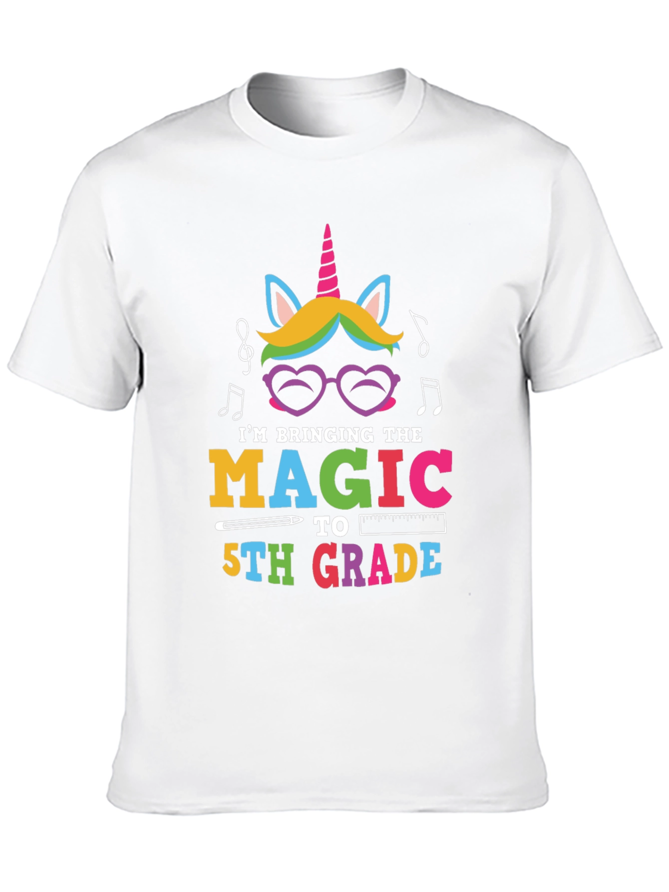 Magic 5th Grade Teacher Unicorn T-Shirt