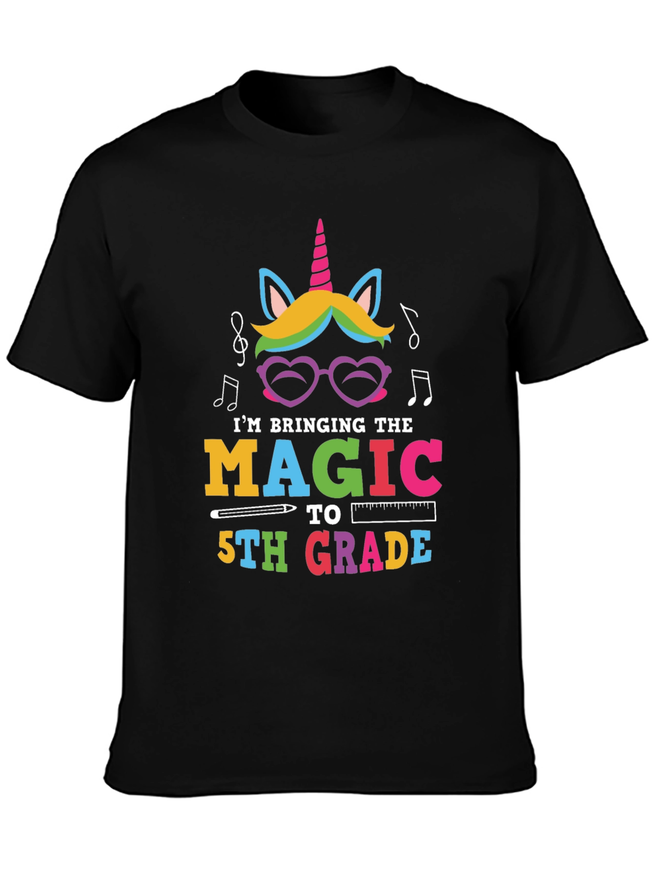 Magic 5th Grade Teacher Unicorn T-Shirt