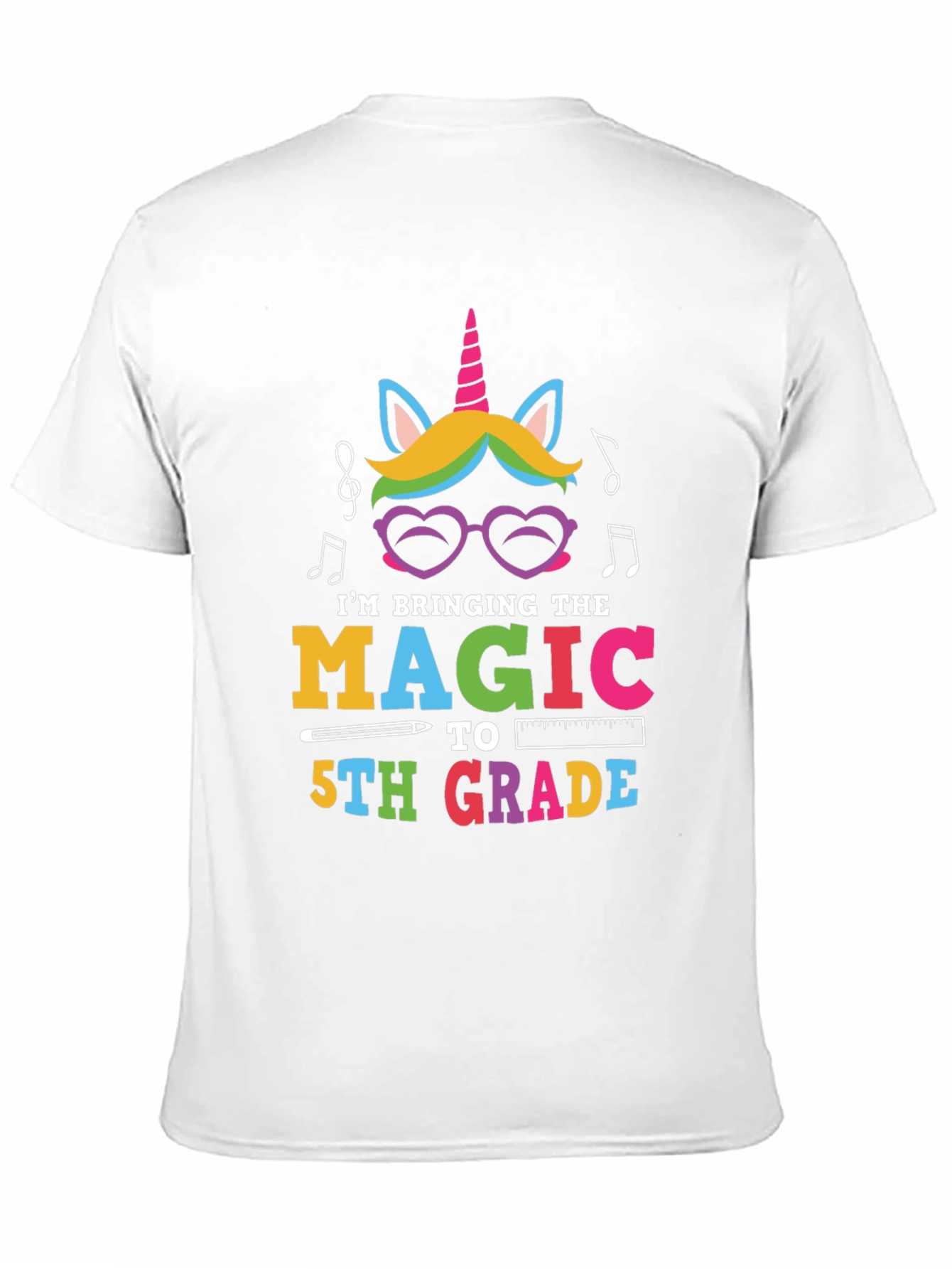 Magic 5th Grade Teacher Unicorn T-Shirt